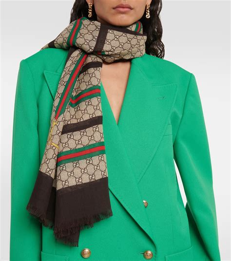 exharpe gucci|gucci scarf female.